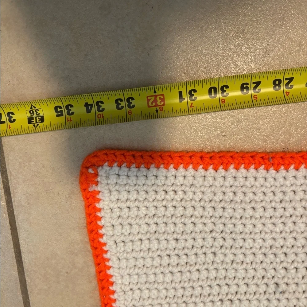 Miami Dolphins Handmade Crochet Blanket 40x34